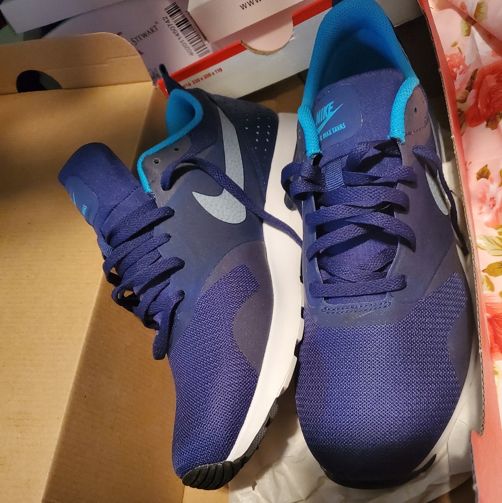 Nike Air Max Tavas Sz 8 Mens Loyal Blue/ Blue Lagoon